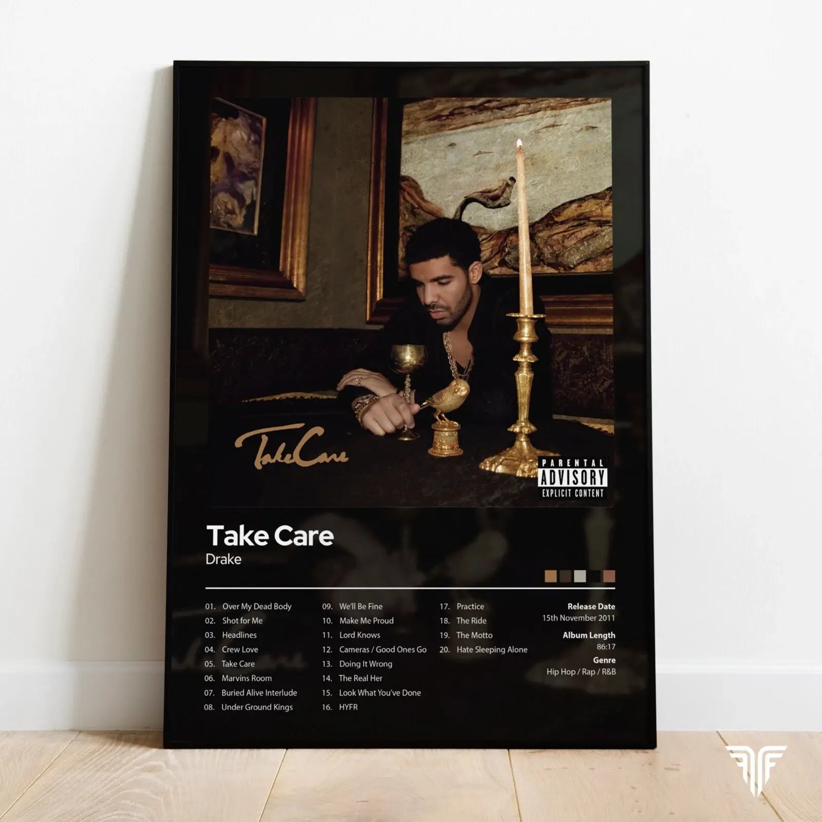 Drake | Take Care | Album Artwork Music Poster Drake | Take Care | Album Artwork Music Poster