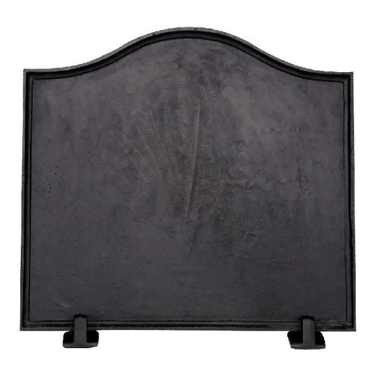 212 MAIN 17.5x16-in Plain Black Cast Iron Fire Back - 22 lbs, 3/4-in Iron Metal Heat Reflector for Indoor Home Improvement Efficiency Boost
