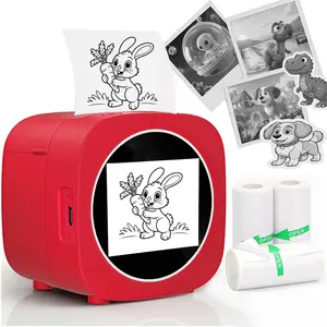 Smart Ai Voice Sticker Maker Machine with Display, Mini Printer for Scrapbooks, Photos, DIY, Home, School, Office Use