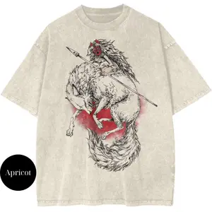 valentine shirts Princess Mononoke Shirt, Studio Ghibli Shirt, Anime Shirt, Vintage Tee, Unisex Cotton Crewneck T-Shirt Menswear Womenswear Underwear Streetwear Top