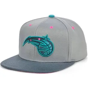 Mitchell & Ness Light Grey NBA Orlando Magic Grey Wolf Mags Snapback