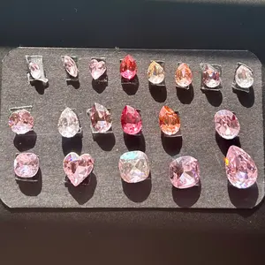 Pink Ice High Quality Zircon Crystals for Jewelry Making