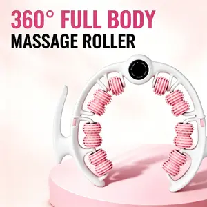 Push Pull Foam Massage Roller, Portable Deep Tissue Fascia Roller for Muscle Recovery, Full Body Self Massage & Post Workout Relaxation