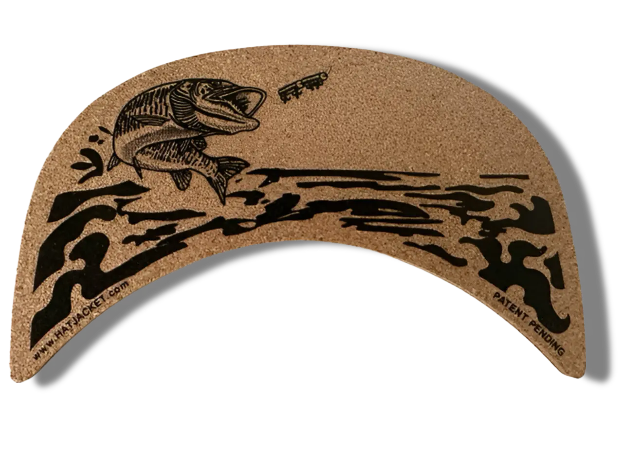 Musky 1/8” Thick HatJacket Lightweight Cork  Hat Floats on Water for Boating Fishing Paddle Boarding
