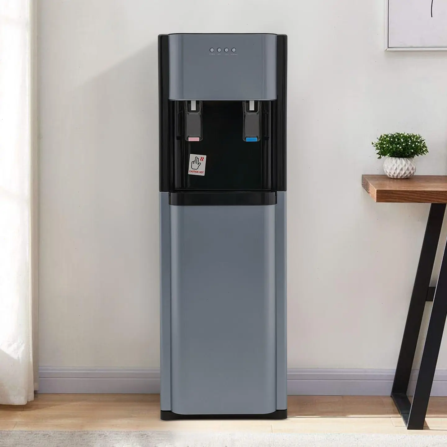 Bottom Load Floor Standing Water Dispenser F880 with Hot & Cold 304 Stainless Steel Quick Heating Cooling Child Safety Energy Efficient for Home Office Gym Indoor 5 Gallon Father Son High School Graduation Gift