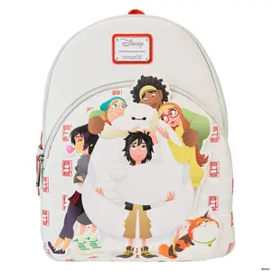 Loungefly Disney Big Hero 6 10th Anniversary Baymax & Friends Mini Backpack