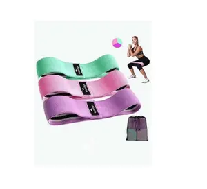 Elastic Resistance Hip Circle Band - Glutes Trainer for Fitness Squats, Yoga, s, m Sizes, Heart Function Improvement