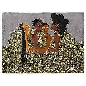 Pardon My Fro Luxe 50" x 60" Sherpa Fleece Throw Blanket