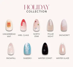 Glamnetic Holiday Press On Nail Collection - Snow Place Like Home Glamnetic Holiday Press On Nail Collection - Snow Place Like Home