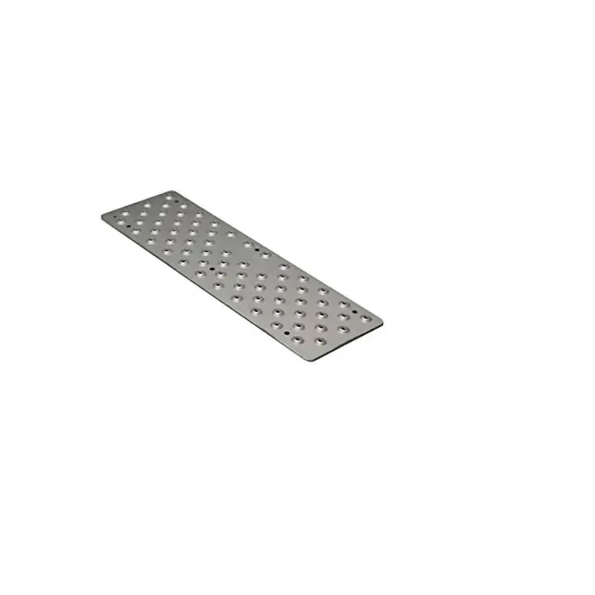 212 MAIN Handi Treads Non-Slip Pads NSP103712GYB, 12x3.75in Aluminum Gray, Easy Install, Raised Buttons, Slip-Proof Surface