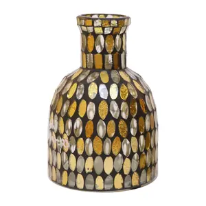Sagebrook Home Glass Vase: Elegant Decor Accent For Modern Homes
