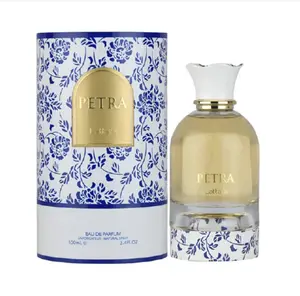 Lattafa Petra EDP Perfume Regular Edition 3.4oz 100ml - Captivating Scent with Plum Rum Top Notes & Tuberose Coconut Heart Notes Floral Fruity Fragrance Highly Scented