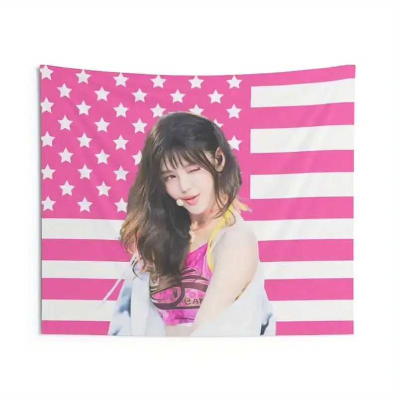 Njz Danielle Wink Pink American Flag, Njz Concert Banner, Njz Kpop Flag, Njz Supernatural, Njz 2025 Tapestry