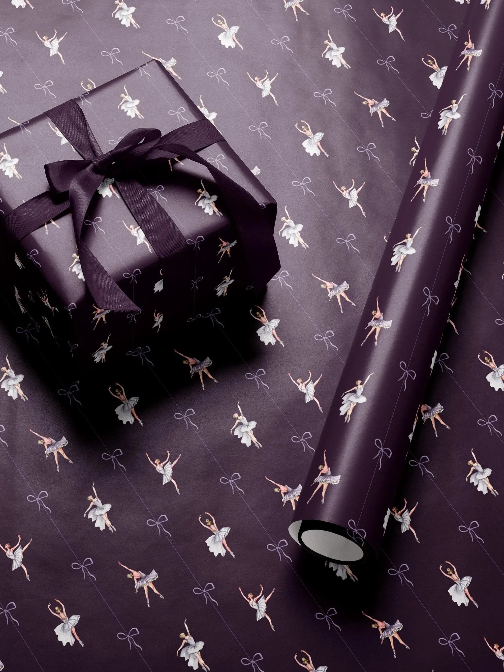 Ballet Dancer Gift Wrap Paper Ballerina Birthday Wrapping Paper Nutcracker Ballet Ballerina The Nutcracker Girl - Decorative Rolls for Presents and Celebrations
