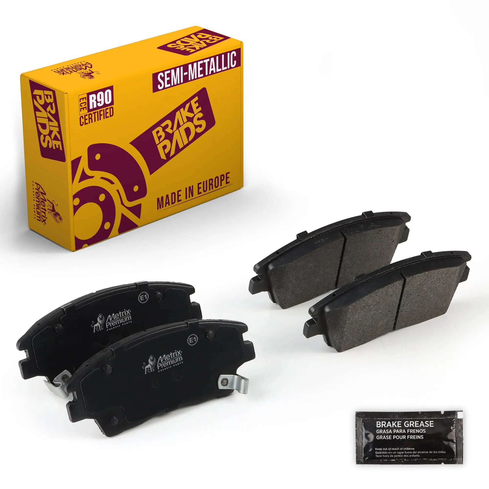 Front Disc Brake Pad Set 93729MS