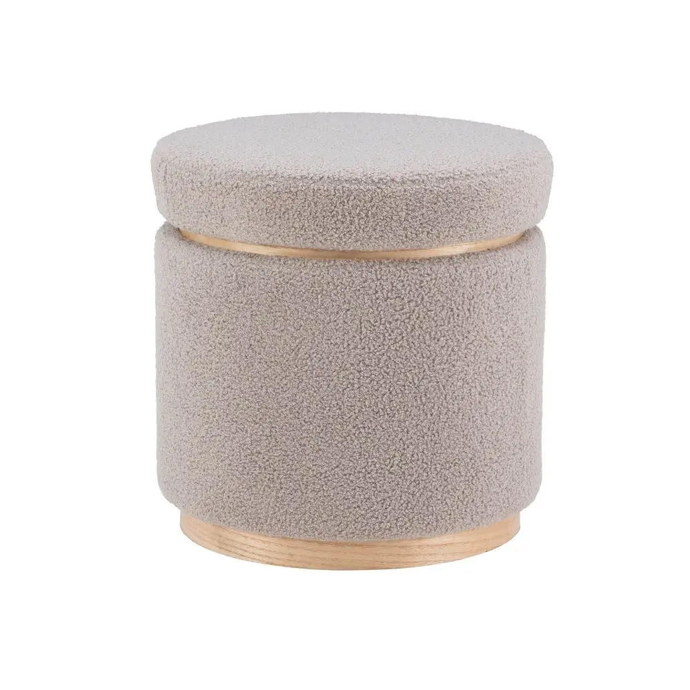 Blanche Storage Ottoman Gray - Linon