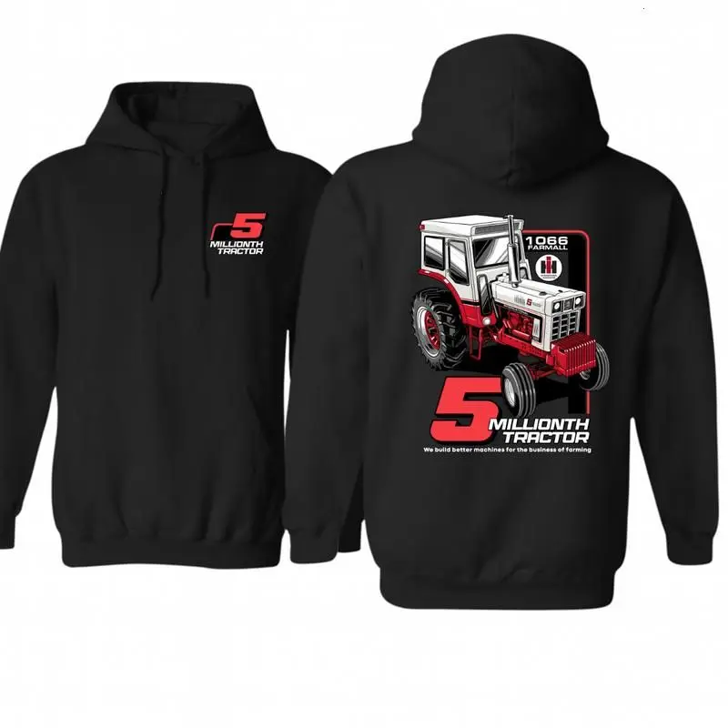 5 Millionth Tractor Hoodie Farmall 1066 Hoodie, International Harvester Hoodie, Vintage Tractor Pullover Hoodie Gift for Farmer, Made in USA.LKD