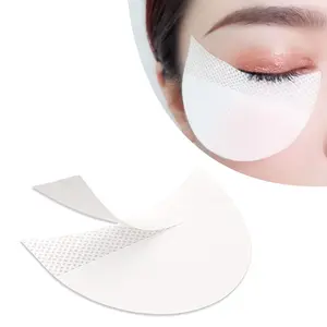 150pcs Eyeshadow Shields Lint Free Stencil Gel Pad for Makeup Precision 50 x 68 mm Non-Woven Fabric Prevents Residue in Eyelash Extensions Lip & Tinting