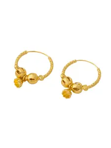 🔥New Arrival! Golden Hollow Leaf Hoop Earrings with Textured Beads – Vintage Boho Style Fashionable Earrings Jewelry for Women – Hypoallergenic, Perfect Gift for Her, Party/Wedding/Christmas! 🎁