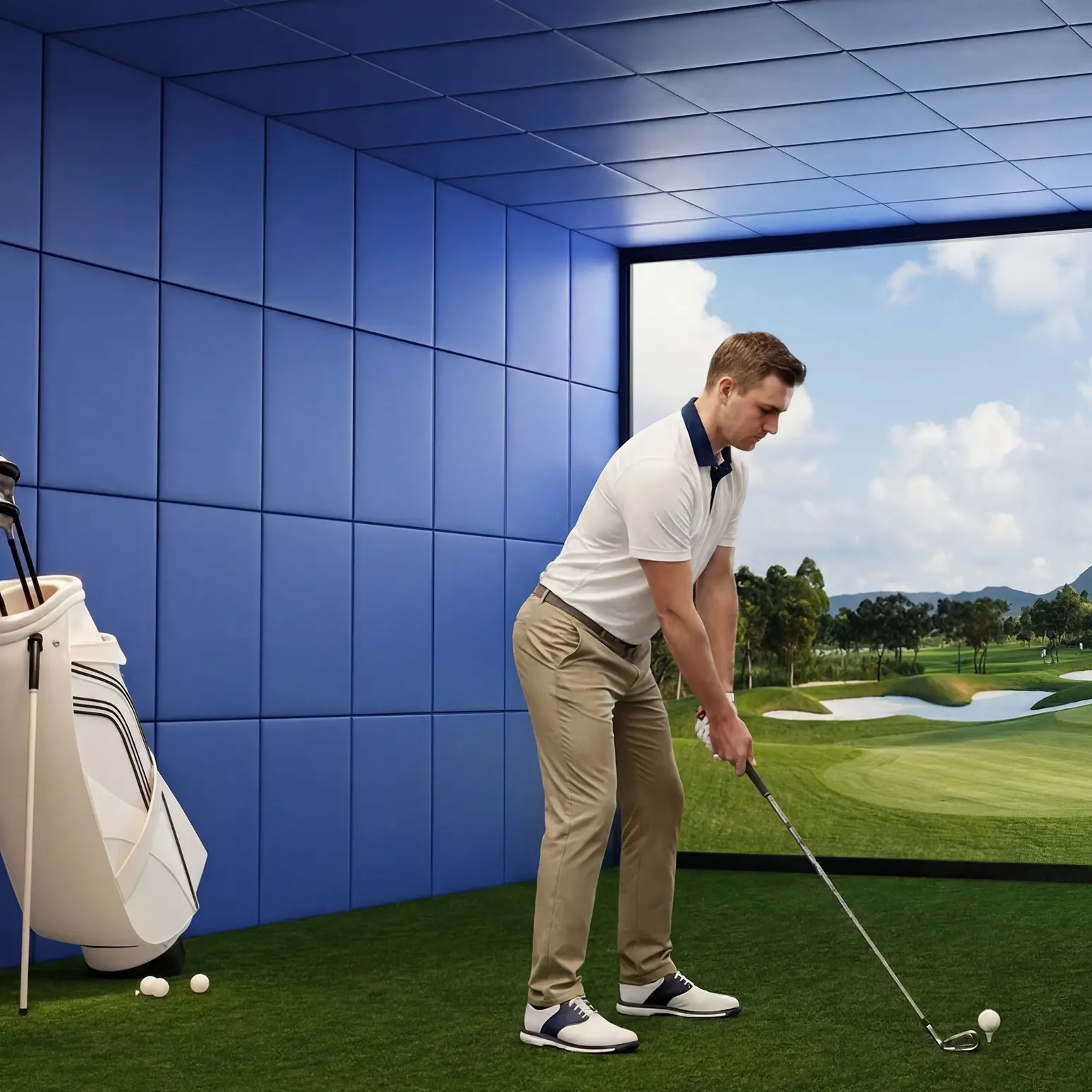60'' L Gym Wall Padding, 2 Inch Thick Basketball Court Wall Pad, Waterproof UV-Resistant Removable Protective Pads for Golf, Garage & Sports Facilities
