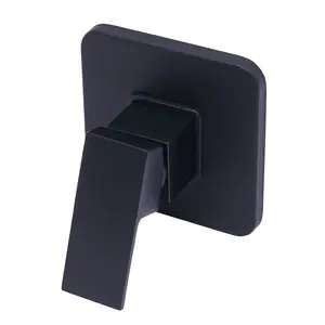 CNCEST Shower Mixing Valve, Brass with Chrome Finish, Hot and Cold Water Control, Durable and Corrosion-Resistant, Single-Function Embedded Design