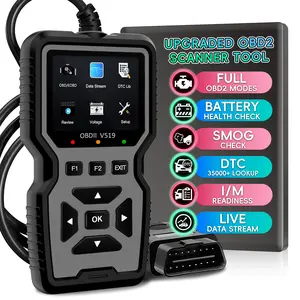 High-End Obdii/eobd Car Diagnostic Scanner, Automotive Scan Tool, Battery Tester, Fault Code Eraser, Compatible with All Obd Ii Protocols Since 1996