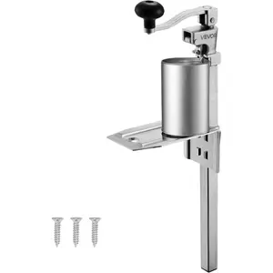 VEVOR Commercial Can Opener, Heavy - Duty Manual Tabletop Cans Opener for Cans Up to 15.75 in Height, Height - Adjustable Professional Can Openers Fixed with Screws, for Restaurant, Hotel, and Food StoreVEVOR Super Brand Day