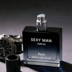 55 ml / 1.87 fl oz Men's Perfume - Festive fragrance blend featuring lavender and cedarwood, long-lasting freshness suitable for everyday wear and dates