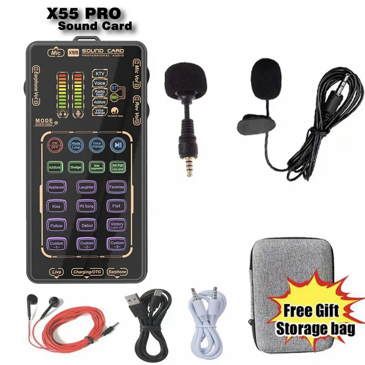 【Live Exclusive】Rechargeable Podcast Microphone Bundle with Wired Portable Audio Interface for Streaming, PC/Laptop Use #summervibes the bluetooth device is ready to pair