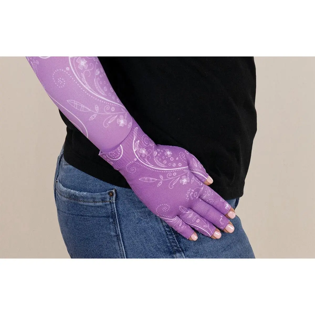Firefly Purple Gradient Compression Glove