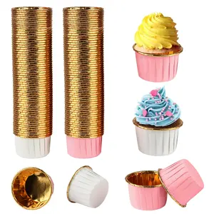 120 Pcs Muffin Cases Paper Set,Chocolate Moulds,Waterproof and Oil-proof Mini Muffins,Paper Cups,Cupcake Cases for Birthday,Wedding,Christmas Party Gifts,DIY Hand Tools Kits