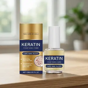Nail Care Formula Keratin Amino Acid Aloe 16ml Strengthen Weak Nails Repair Manicure