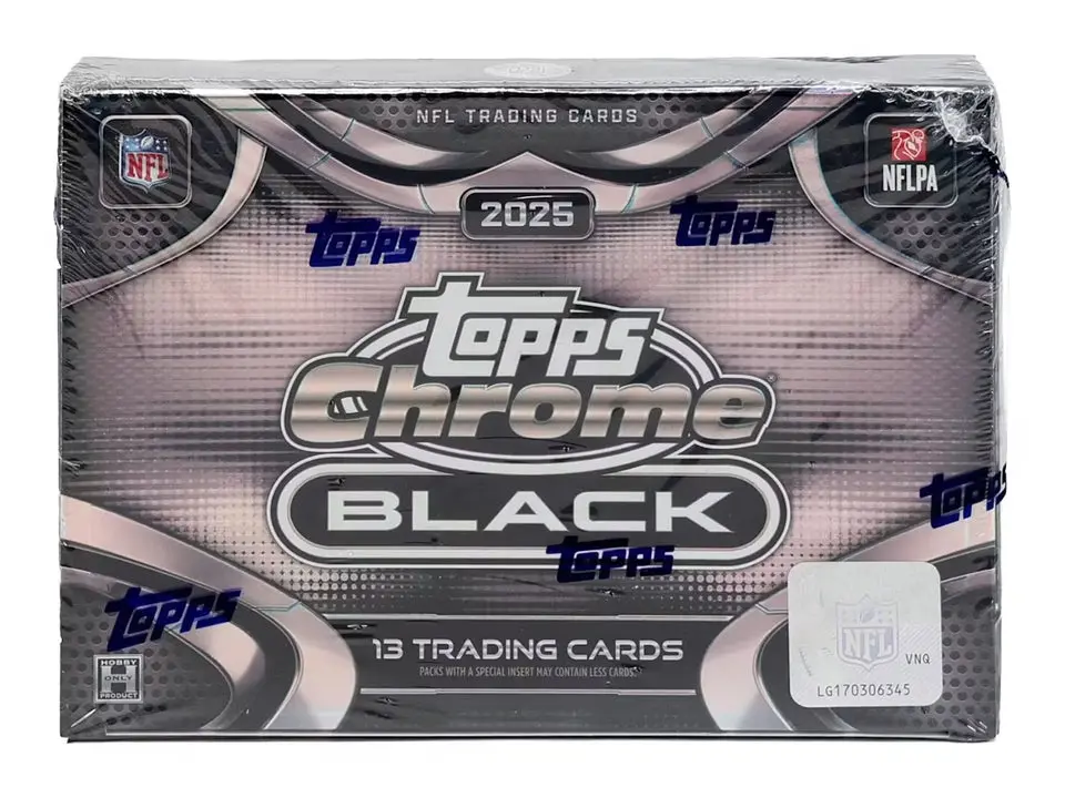 2025 Topps Chrome Black Football Hobby Trading Cards