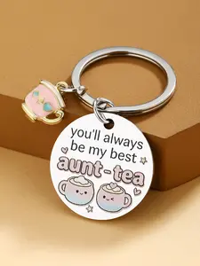 Funny Aunt Birthday Gifts From Niece Nephew, Cute Key Chains, Heart Shaped Keychain, Women Gifts for Aunts, Best Aunt Ever Gift, Cool Aunts Club Keychain Souvenir, Cute Keychains