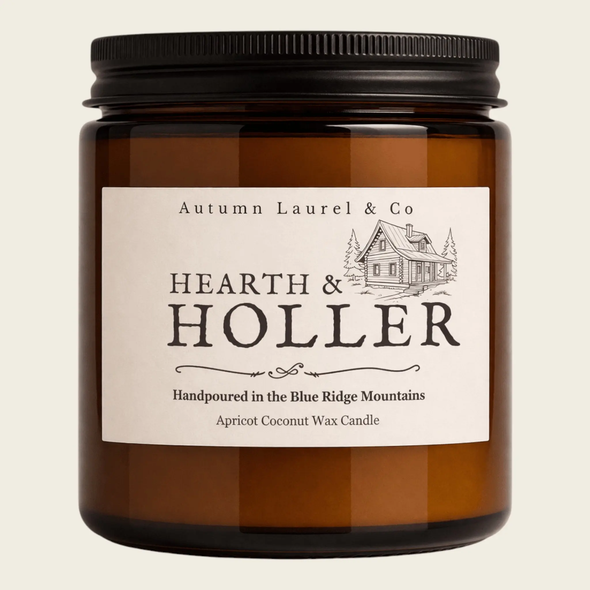 Hearth and Holler Candle | Appalachian Mulled Cider Scent | Hand-Poured in Virginia