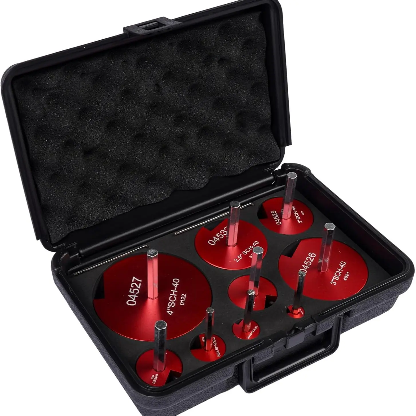 9Pcs PVC Pipe Reamer Kit 