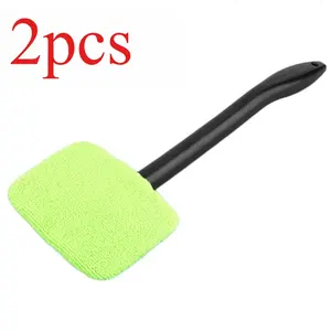 2pcs Car Windshield Wiper Water Spraying Window Cleaning Tool, Car Glass Cleaner, Window Wiper, Car Anti-Fog Supplies, Car Detailing Accessories