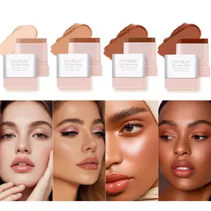 Sam Sugar Long-Lasting Foundation Stick, No Smudge Concealer Oil Control Moisturizing, Makeup Essential for Flawless Look