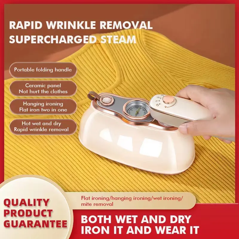 Steamer for Clothes, Portable Handheld Garment Steamer for Fabric Wrinkles Remover, 15s Fast Heat-up, 90ml Water Tank with Heat-Resistant Gloves, Convenient clothes steamer for Home, Office and Travel