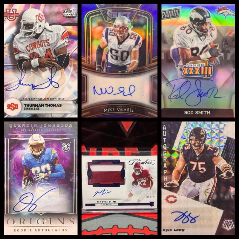 Clearly Football 648 Autograph Pack with One Card Per Pack