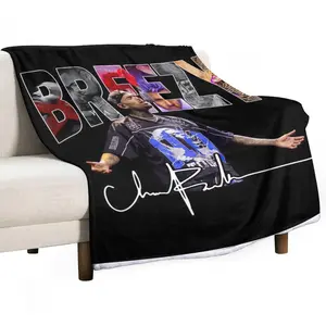 Singer Chirs Breezy Themed Print Throw Blanket Soft Funny Lightweight Flannel Blanket Bed Bedding Decor for Travel Throw Blanket ,Fnas Gift