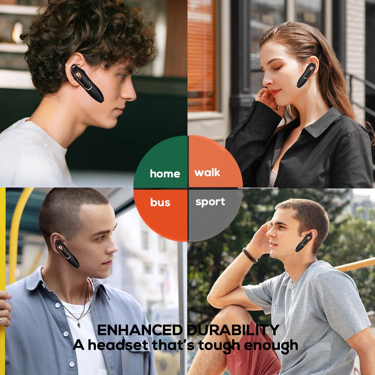 YUEYINOK New Seasonal Arrivals Stylish Wireless Earbuds Bluetooth 6.0, AI Noise Cancelling Headphones, Lightweight Comfortable Fit, Long Battery Life for Daily Use
