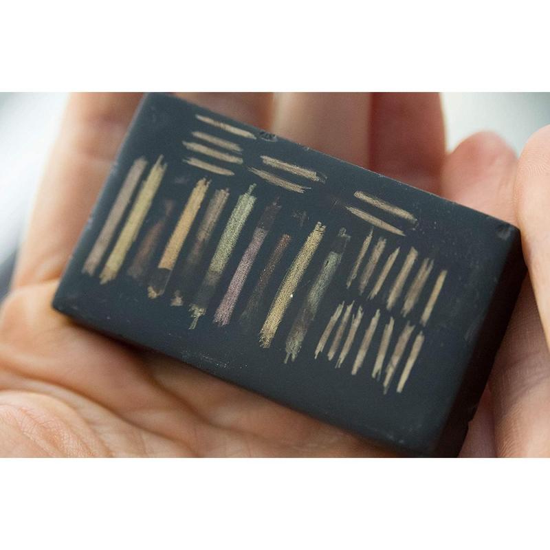 JSP Gold Testing Kit 10k 14k 18k with GTE Scratch Stone Precious Metals Solution for Jewelry Scrap Bars Coins 5-Piece Kit