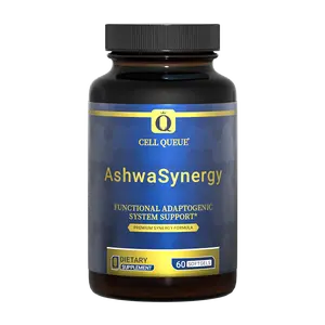 Dual Patented Ashwagandha Supplement Adaptogenic Stress Relief Cortisol Manager Mood Focus Energy Sleep 60 Softgels - Vegetarian