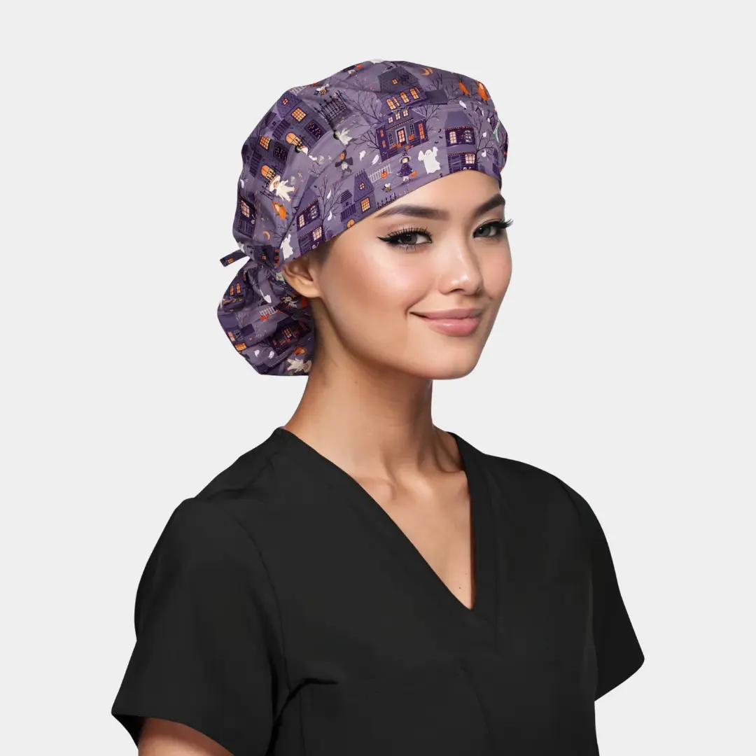 Ghosted - Poppy Bouffant Surgical Cap