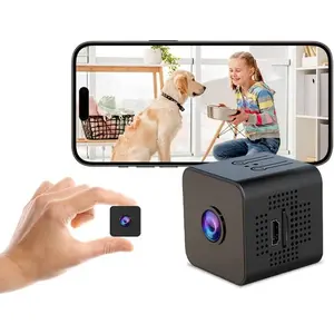 Motion Detection Alerts, SD/Cloud Storage, Phone App Control & Real-Time Alerts, Indoor Security Camera For Home/Office/Baby Monitoring