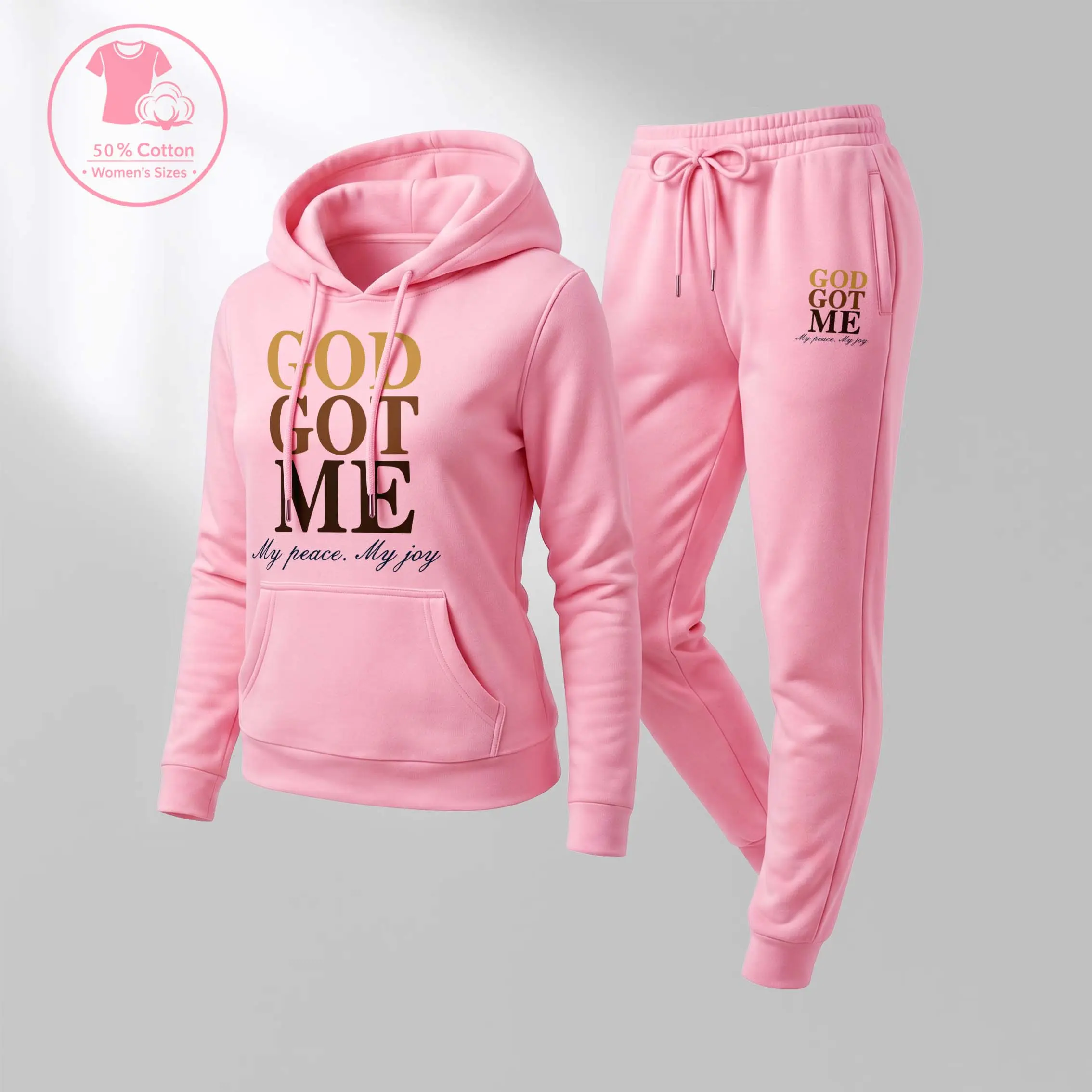 Women's Colorful Letter Print Hoodie And Drawstring Track Pants Set, Casual Sportswear, Long-Sleeved Hooded Jacket And Pants, Suitable For Autumn And Winter, Everyday Wear, Indoor And Outdoor Sportswear, Casual Sportswear02