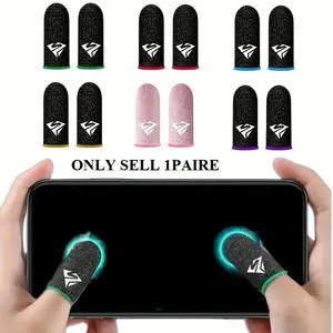 Breathable Anti-slip Gaming Finger Protector, Sweat-proof Gaming Finger Cover, Touch Screen Finger Protector for E-sports Game