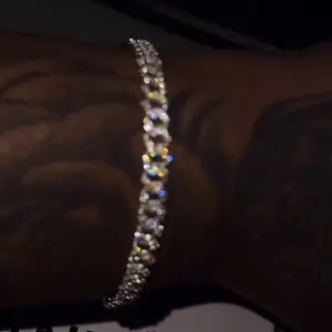 Panora Infinity Cuban Link Bracelet with Logo - Unisex Fashion Accessory