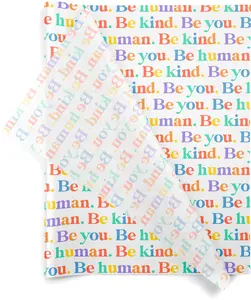 Be Human 20x30 Design Tissue Paper